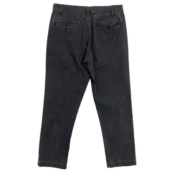 Citizens of Humanity Brooke Chino Pant Mid Rise Pockets Washed Black 27 - Picture 2 of 9